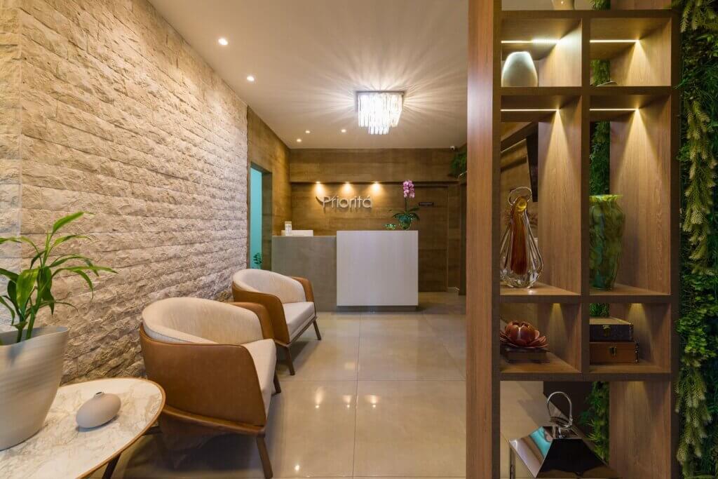 Sala de Espera da Clínica Prioritá Odontologia em Vargem Grande do Sul